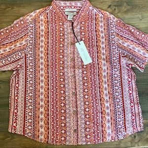 Rachel Zoe 100%linen top